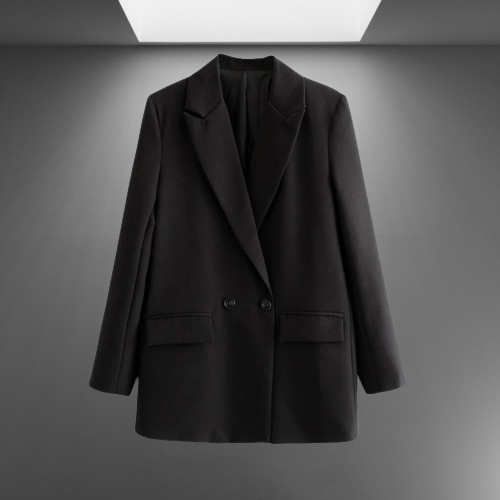 Timeless Double-Breasted Women's Blazer for Professional Wear