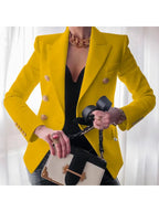 Chic Blazer Featuring Button Details