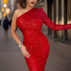 Chic Sequin Evening Gown