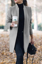 Chic Stand-Up Collar Jacket