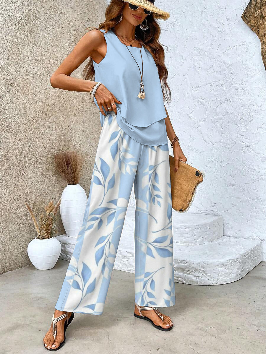 Chic Two-Piece Summer Ensemble
