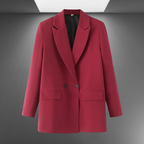 Timeless Double-Breasted Women's Blazer for Professional Wear