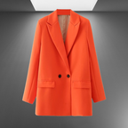Timeless Double-Breasted Women's Blazer for Professional Wear