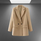 Timeless Double-Breasted Women's Blazer for Professional Wear