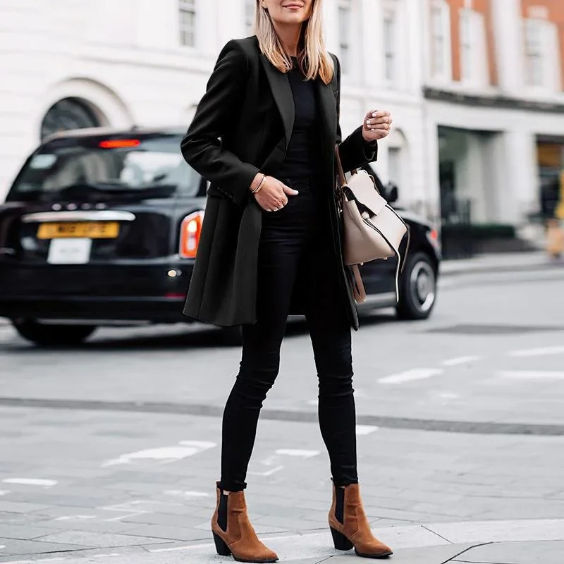 Chic Women's Trench Coat with Stylish Knot Detail