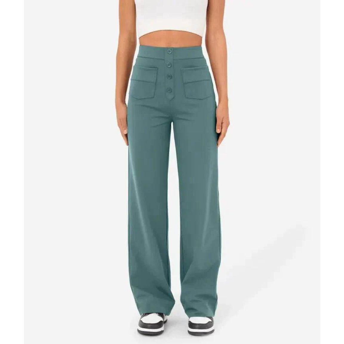 Versatile High-Waisted Stretch Pants