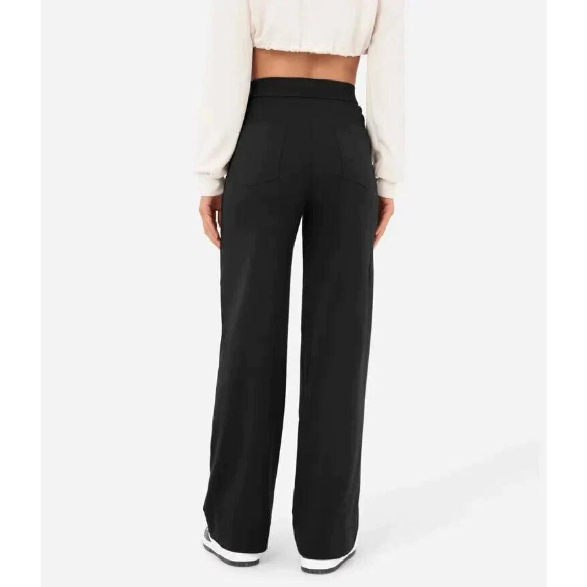 Versatile High-Waisted Stretch Pants
