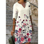 Delightful Floral Pattern Dress