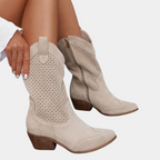 Lightweight and Breathable Western Boots for Women