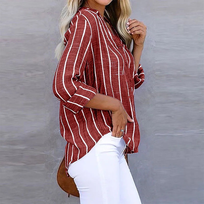 Chic Striped Blouse