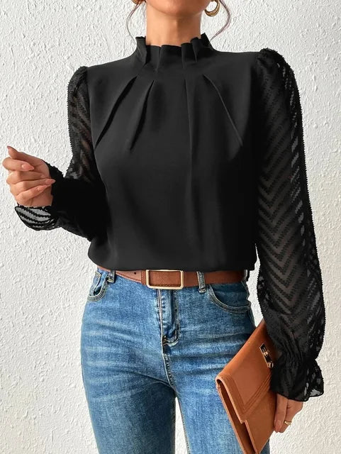 Fabiana - Chic Long-Sleeve Blouse