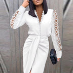 Elegant Long Cocktail Dress for Women | Luxurious Evening Gown