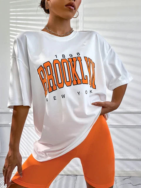 Brooklyn York Retro Oversized Tee