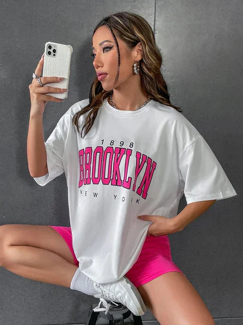 Brooklyn York Retro Oversized Tee