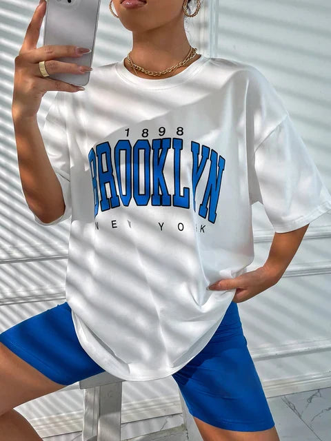 Brooklyn York Retro Oversized Tee