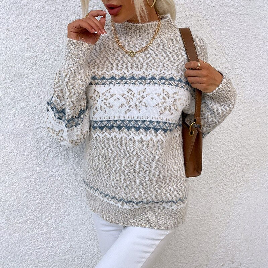 Chic Women's Winter Knit Pullover
