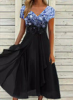 Chic Women's Chiffon Evening Dress