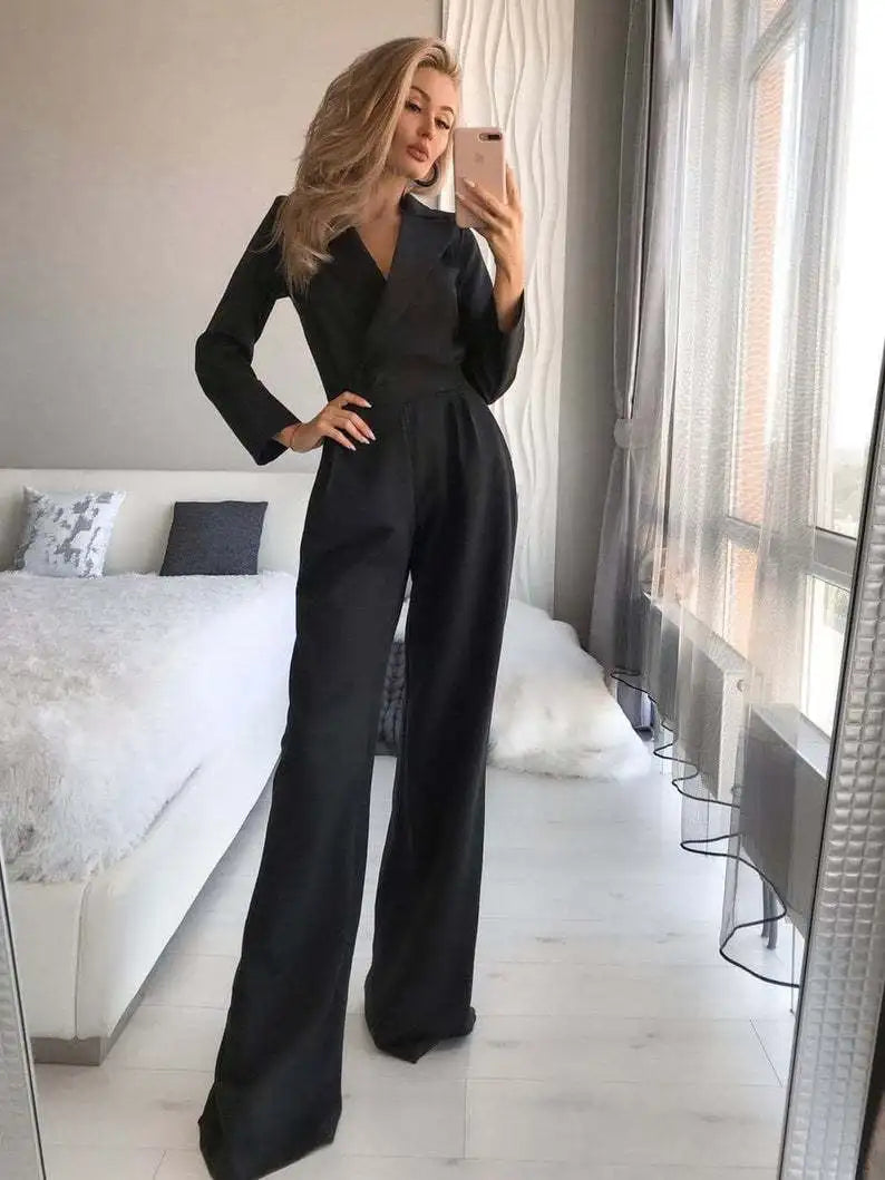 Chic Women's Flared Jumpsuit