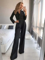 Chic Women's Flared Jumpsuit