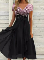 Chic Women's Chiffon Evening Dress