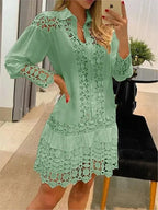 Chic Long Sleeve Lace Dress for Women