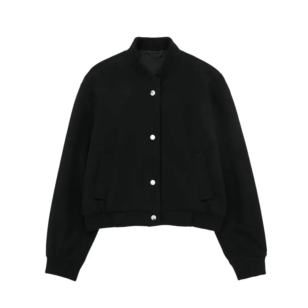 Short-Length Bomber Jacket