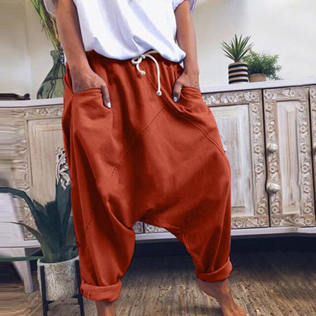Women's Harem Pants in Bohemian Style