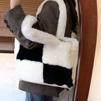 Dante Plush Handbag | Stylish Winter Essential for Women