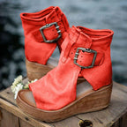 Women’s Boho-Style Wedge Sandals