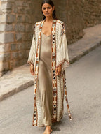 Plus Size Bohemian Kimono