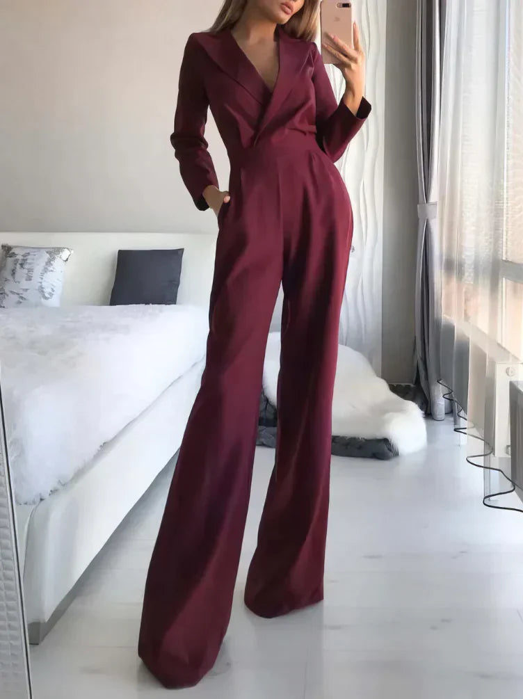 Chic Women's Flared Jumpsuit