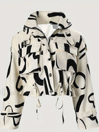 Chic Women's Stand-Up Collar Jacket