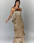 Chic Fringed Dress for a Sophisticated Look
