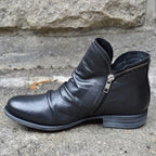 Women's Zippered Ankle Boots