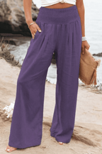 Chic Stretch Palazzo Pants for Women