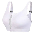 Plus Size Sports Bra Featuring Innovative Zipper Design
